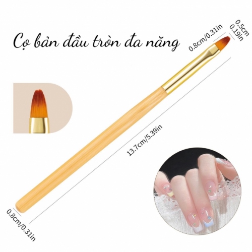 Cọ bản đắp gel french đầu móng N1247