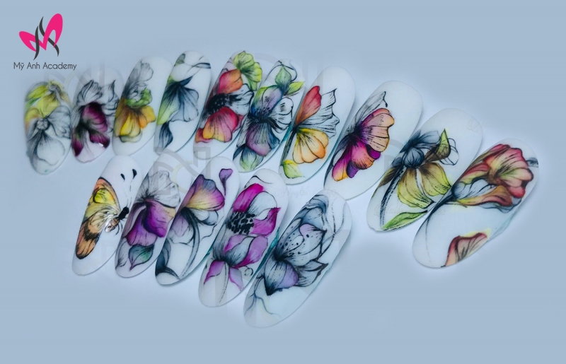 Chi tiết 92 mẫu nail con bướm tuyệt vời nhất  Tin học Đông Hòa