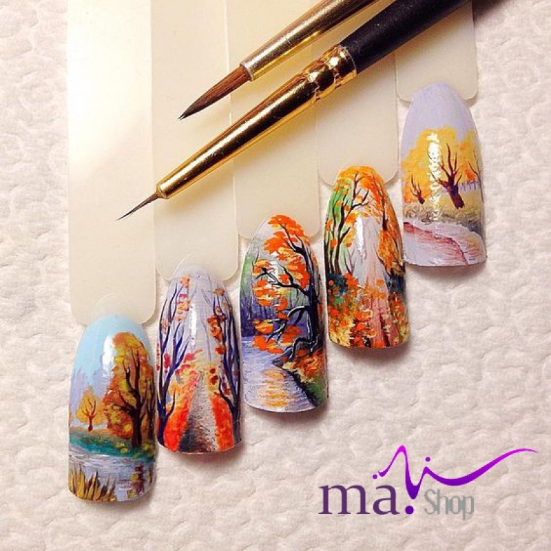 Đào tạo khóa học vẽ nail phong cảnh trên móng tay chuyên đề giá rẻ tại tphcm