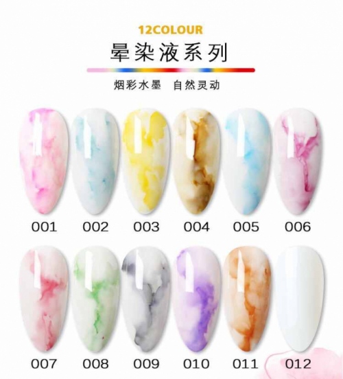 Sơn móng tay gel lỏng tạo loang N0762